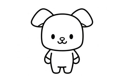 Televizyon Kolay Çizgi Film Boyama Sayfası